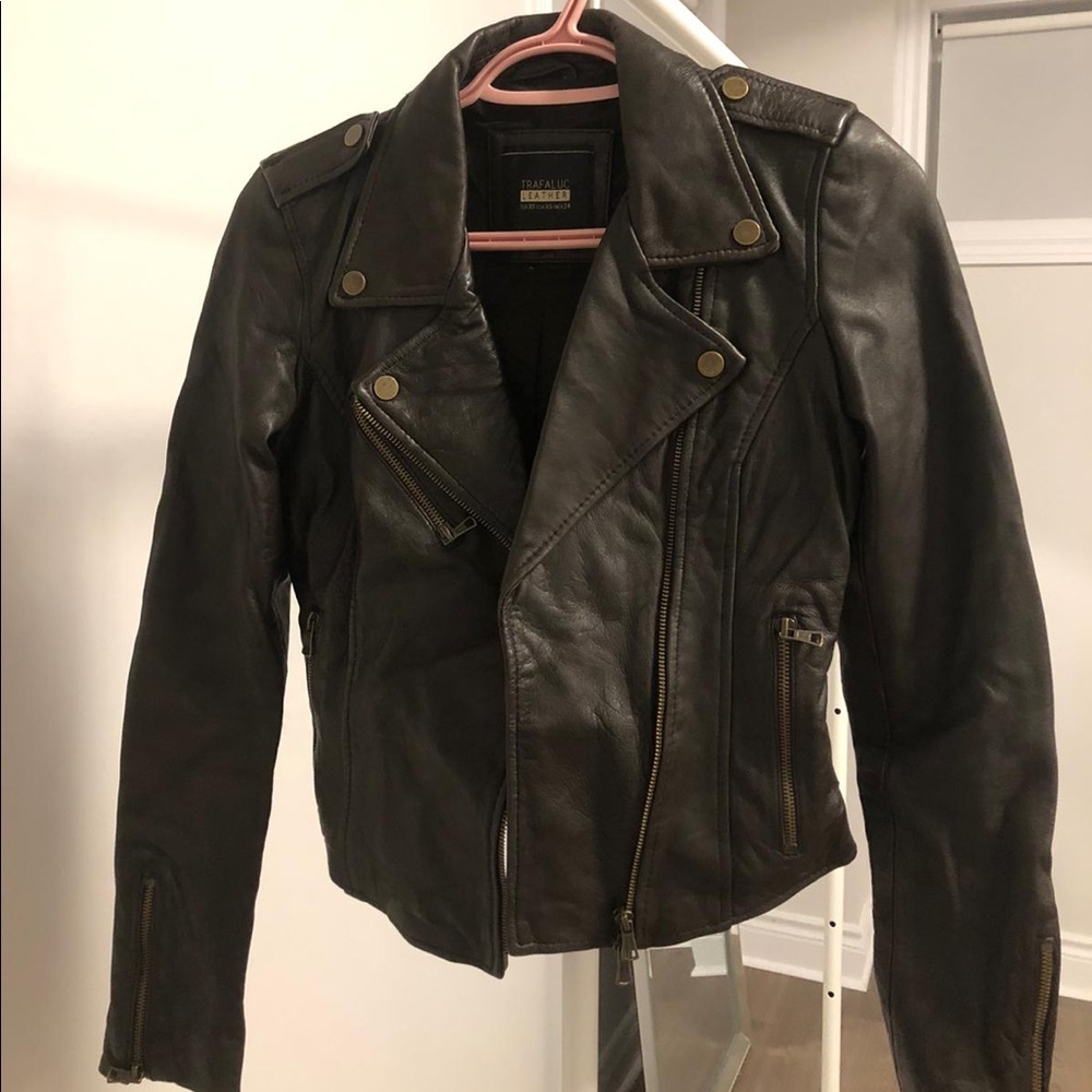 Leather jacket